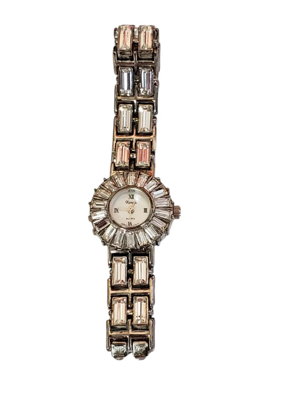 Vintage Xanadu Crystal Baguette Cocktail Watch